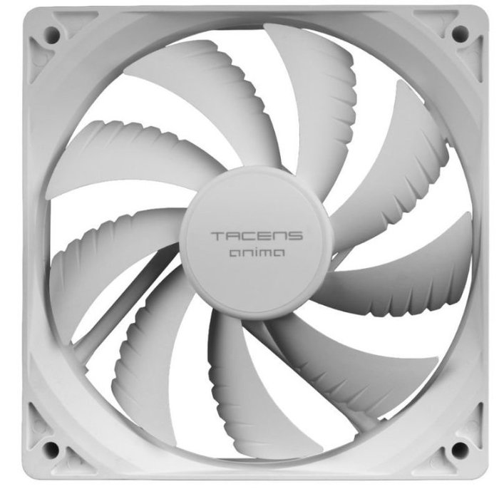 Tacens Anima AF12X2W Pack de 2 Ventilateurs 120 mm Blanc Silencieux 14 dB