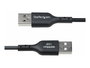 Startechcom Câble USB-A vers USB-C 1m Charge Rapide 15W 3A Transfert 480Mbps USB 2.0 Blindé TPE