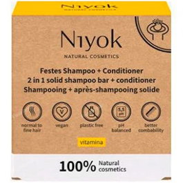 NIYOK Shampooing + Après-shampooing Solide Vitamine (Reconditionné)