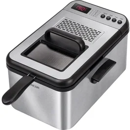 Sencor SFR 8200SS Friteuse électrique Noir/Acier Inoxydable