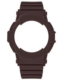 WATXANDCO Bracelet Silicone Marron 49mm