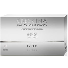 Labo Crescina Follicular Islands 1700 - Sérum en ampoules pour la croissance capillaire, Stimulation du cuir chevelu, Pour femmes, 20 pièces