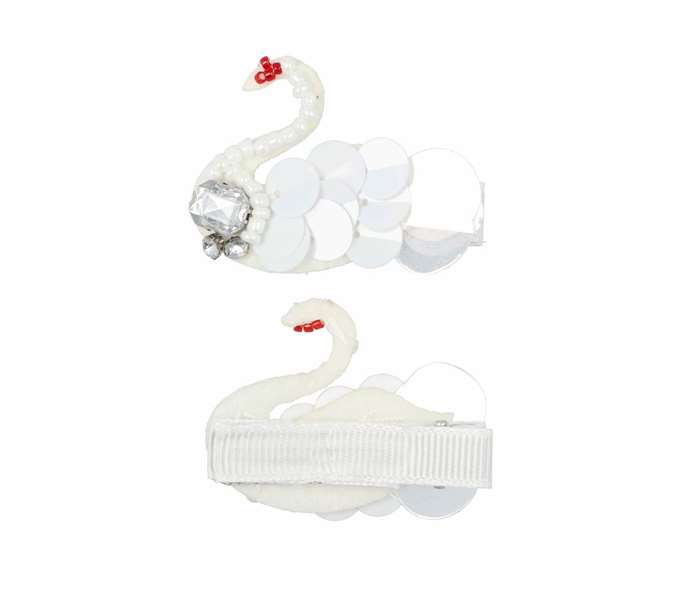 Inca Set de 2 attaches pour cheveux en forme de cygne - Modèles assortis - À partir de 3 ans Inca Set de 2 attaches pour cheveux en forme de cygne - Modèles assortis - À partir de 3 ans
