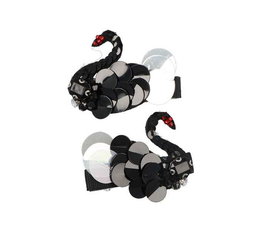 Inca Set de 2 attaches pour cheveux en forme de cygne - Modèles assortis - À partir de 3 ans