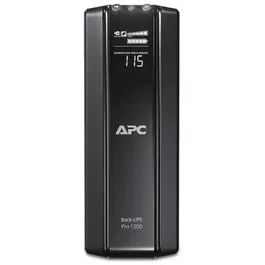 APC Back UPS Pro 1200 Onduleur 1200VA 720W avec 6 Prises, LCD et Protection Ethernet Gigabit