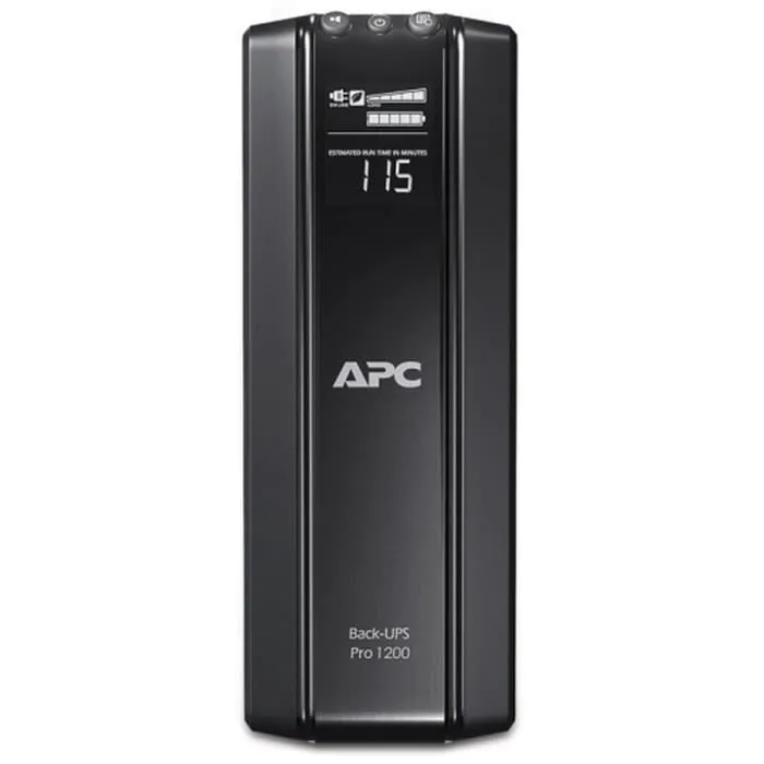 APC Back UPS Pro 1200 Onduleur 1200VA 720W avec 6 Prises, LCD et Protection Ethernet Gigabit APC Back UPS Pro 1200 Onduleur 1200VA 720W avec 6 Prises, LCD et Protection Ethernet Gigabit