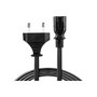 Lindy Câble secteur Euro vers C7, 2m, noir