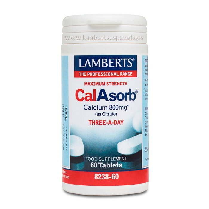 LAMBERTS CALASORB Citrate de Calcium 800mg 60 comprimés LAMBERTS CALASORB Citrate de Calcium 800mg 60 comprimés
