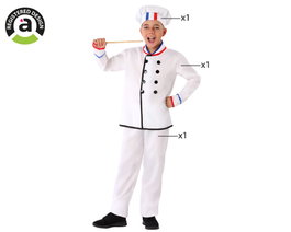 atosa Déguisement de Cuisinier pour Enfant Blanc