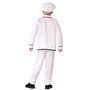 Déguisement Chef Cuisinier Enfant Garçon Blanc Taille 5-6 Ans - Complet avec Chapeau, Veste et Pantalon