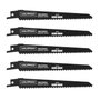 WOLFPACK LINEA PROFESIONAL Lames de scie sabre pour bois 152 mm 6T (Lot de 5)