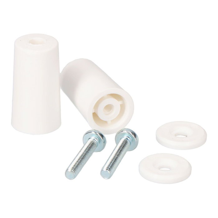 Edm Butées pour store blanc 40 mm, 2 unités Edm Butées pour store blanc 40 mm, 2 unités