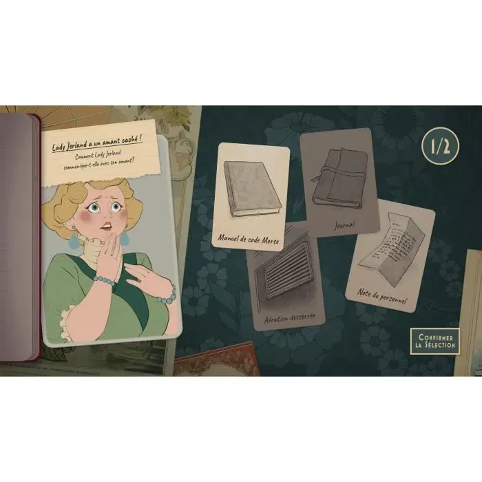 Microids Arsene Lupin Voleur un jour - Jeu d'aventure et d'énigmes en boîte physique pour Nintendo Switch - Version française - À partir de 12 ans Microids Arsene Lupin Voleur un jour - Jeu d'aventure et d'énigmes en boîte physique pour Nintendo Switch - Version française - À partir de 12 ans