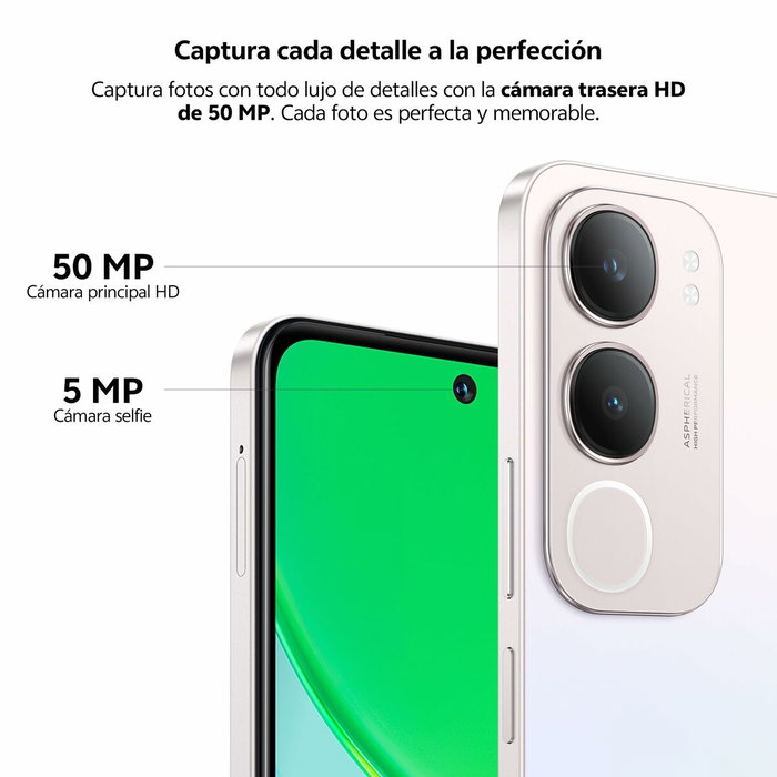 Smartphone Vivo Y19s Octa Core UNISOC T612 8 GB RAM 256 GB Noir
