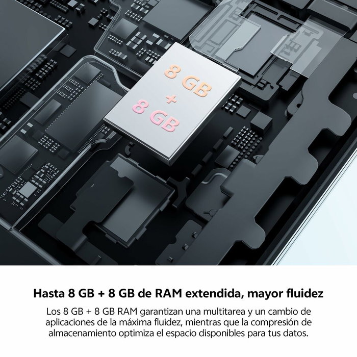 Smartphone Vivo Y19s Octa Core UNISOC T612 8 GB RAM 256 GB Noir