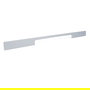 Trentadue Tirador TAIA en aluminium, finition argent mat, distance entre centres de 224 mm pour meubles modernes