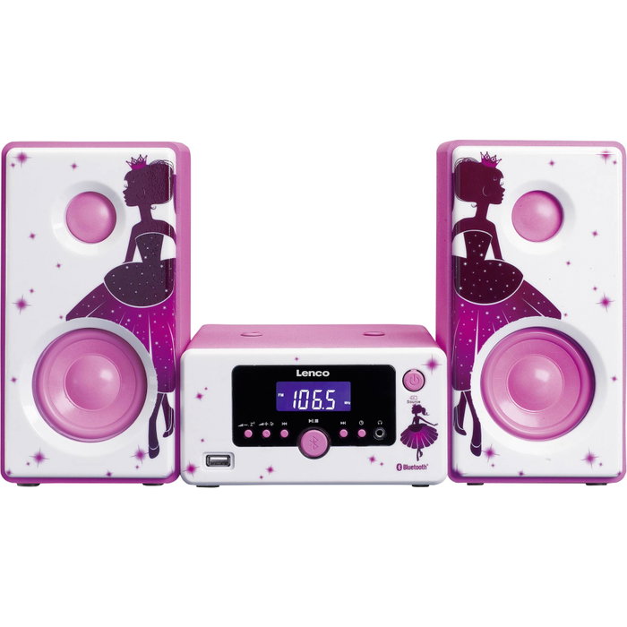 Lenco MC-020 Princess White / Pink Lenco MC-020 Princess White / Pink