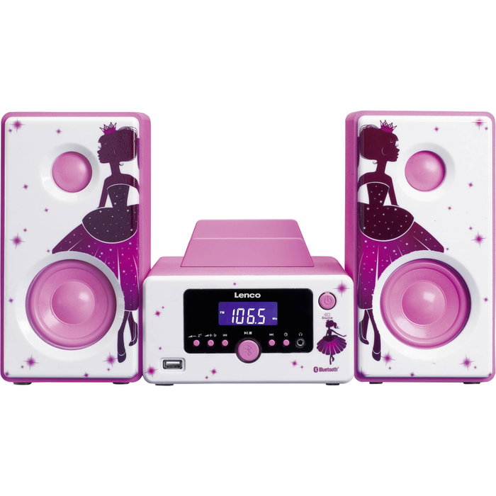 Lenco MC-020 Princess White / Pink Lenco MC-020 Princess White / Pink