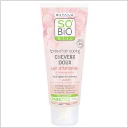 SO´BIO ETIC Après-shampooing doux lait d'amande et protéines de riz