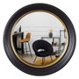 Home Deco Factory Miroir convexe LOUNGE Or et noir, Ø 40,5 cm