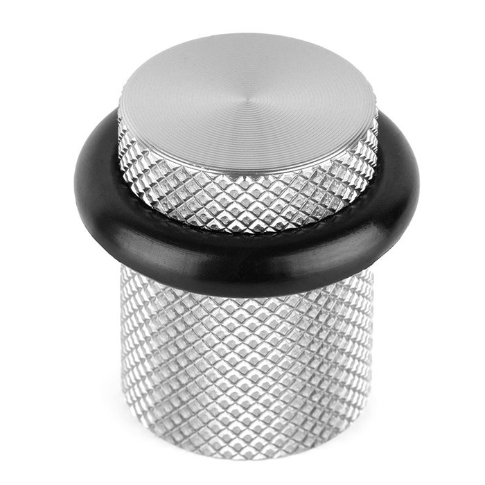 VIEFE Butoir de porte de sol en aluminium, Inox look, 27mm VIEFE Butoir de porte de sol en aluminium, Inox look, 27mm
