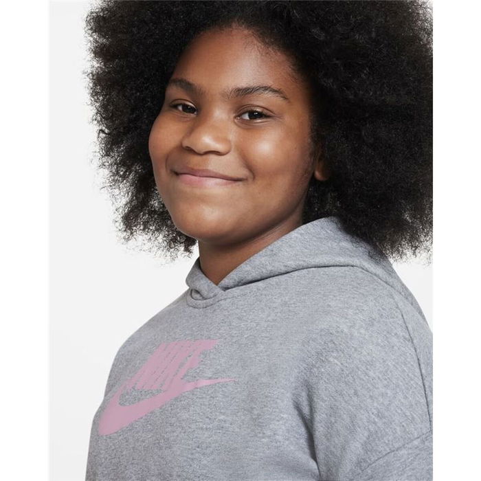Sweat-shirt à capuche fille Nike Sportswear Club Gris