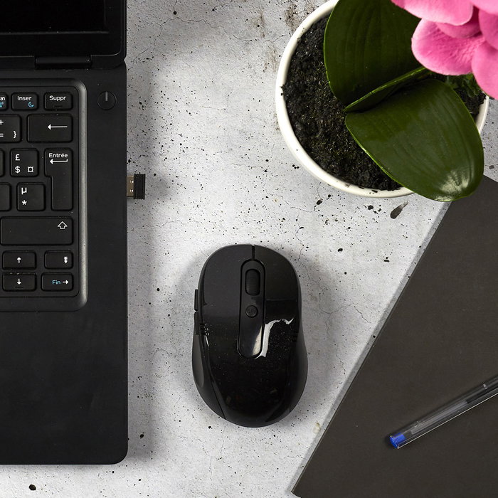 Be Mix Souris Optique Sans Fil Ergonomique