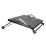 Holmios Reposapiés de bureau ergonomique ajustable en acier