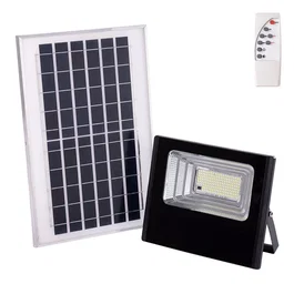 HO Projecteur LED Solaire 65W 4000K Panneau 6V/8W Batterie 3.2V/5000mAh Contrôle à Distance HO-SOLARFL-65W-01-W