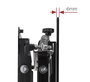 B-Tech Adaptateur d'Interface BT7564 pour VESA 400 à 600, Bras Ultra-Fins pour Montage Écran Paysage ou Portrait, Noir