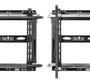 B-Tech Adaptateur d'Interface BT7564 pour VESA 400 à 600, Bras Ultra-Fins pour Montage Écran Paysage ou Portrait, Noir