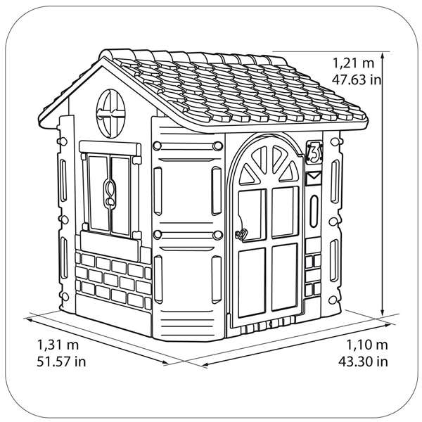 Maison de jeux pour enfants Feber 131 x 110 x 121 cm