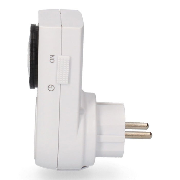 Edm Programateur journalier analogique 24h 230V 16A 3500W Blanc IP20 Edm Programateur journalier analogique 24h 230V 16A 3500W Blanc IP20