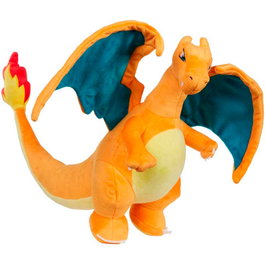 JAZWARES Peluche Pokémon Charizard 29 cm - Figurine en peluche de qualité