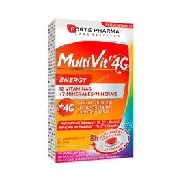 Forté Pharma MULTIVIT 4G ENERGY 30 comprimidos Complément Énergétique aux 12 Vitamines et 7 Minéraux