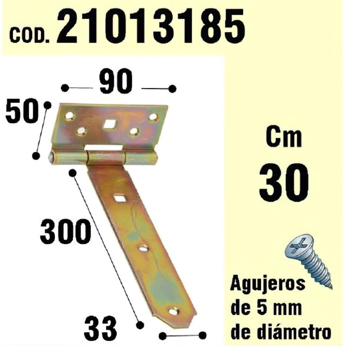 WOLFPACK LINEA PROFESIONAL Support pour bois à charnière bichromatée 300 mm WOLFPACK LINEA PROFESIONAL Support pour bois à charnière bichromatée 300 mm