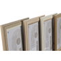 Cadre photo Home ESPRIT Verre Bois MDF Scandinave 23 x 2,8 x 28 cm (4 Unités)