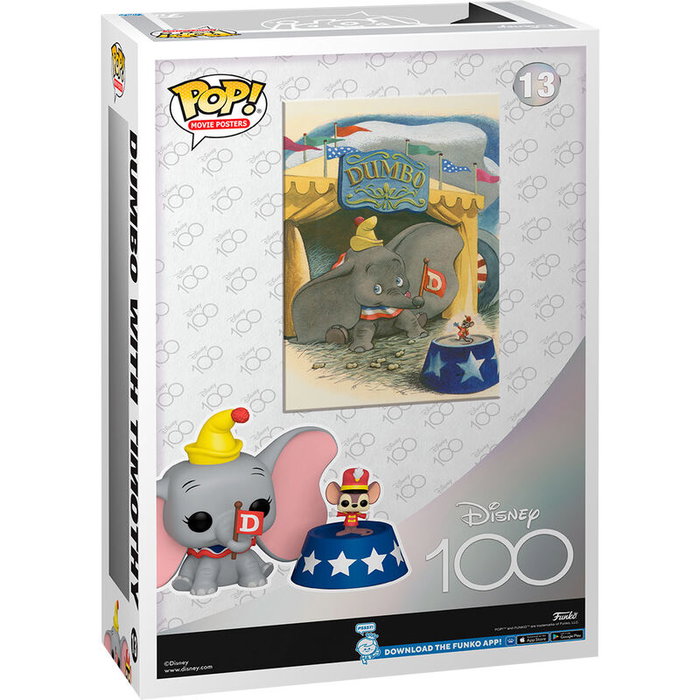 FUNKO Figura POP Movie Poster Disney 100th Anniversary Dumbo FUNKO Figura POP Movie Poster Disney 100th Anniversary Dumbo