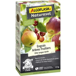 Algoflash Naturasol - Engrais longue durée pour arbres fruitiers - 1,5 kg