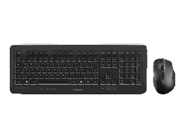 Cherry DW5100B / JD-0520DE-2 Kit Souris et Clavier Allemand QWERTZ Filaires Noir