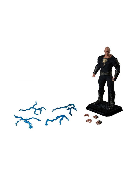 Beast Kingdom Figurine articulée DC Comics Black 18 cm avec éclairage LED et accessoires