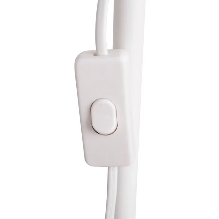 Lampe sur pied SAGA SKD-F1008 en métal, design moderne, compatible ampoule E27