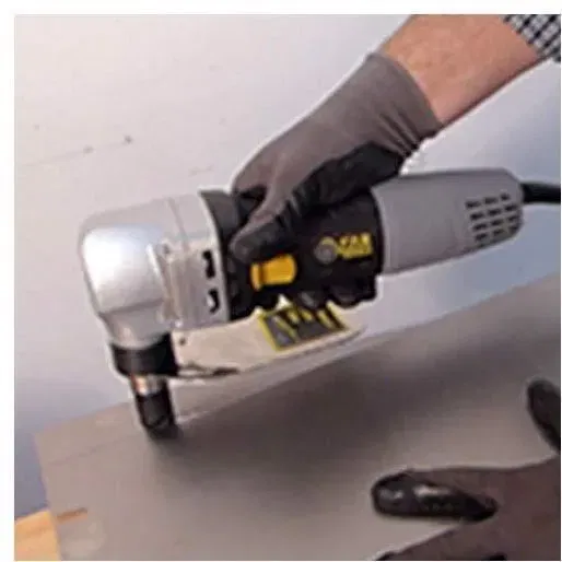 Fartools Grignoteuse 600 W - Mallette - Coupe max 2000 tr/min - Épaisseur max 2,5 mm (Inox 1,2 mm, Acier 1,8 mm, Aluminium 2,5 mm)