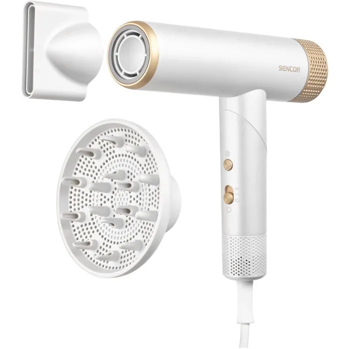 Sencor SHD 9050GD - Sèche-cheveux professionnel avec moteur BLDC et diffuseur magnétique Sencor SHD 9050GD - Sèche-cheveux professionnel avec moteur BLDC et diffuseur magnétique