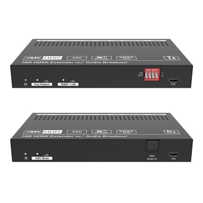 Vivolink Kit d'extension HDBaseT HDMI 2.0 18Gbps avec sortie audio Vivolink Kit d'extension HDBaseT HDMI 2.0 18Gbps avec sortie audio