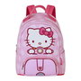 Karactermania Mochila Heady PQ Moto - Sac à dos Hello Kitty urbain, PVC et polyester, 25x22x15 cm, pour enfant à partir de 3 ans, rose