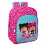 Cartable Pinypon Bleu Rose 26 x 34 x 11 cm