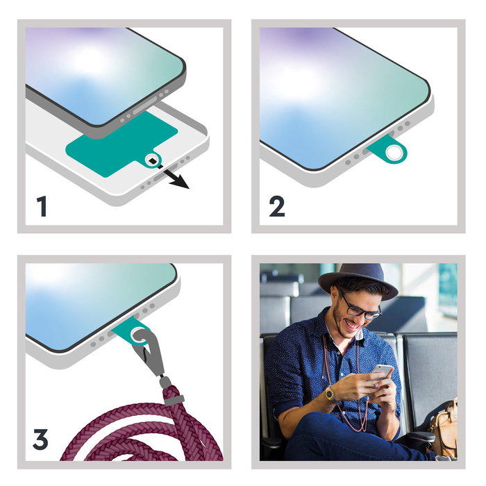 Cordon pour téléphone mobile Myway Rose