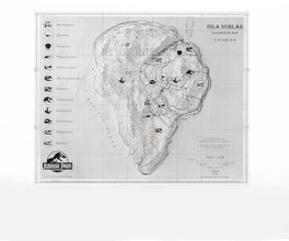Elite Creature Collectibles Carte topographique Isla Nublar Jurassic Park