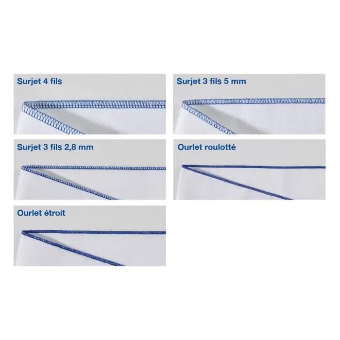 Brother M343D - Surjeteuse 2 aiguilles avec bras libre, enfilage simplifié, différentiel réglable et pied presseur encliquetable Brother M343D - Surjeteuse 2 aiguilles avec bras libre, enfilage simplifié, différentiel réglable et pied presseur encliquetable